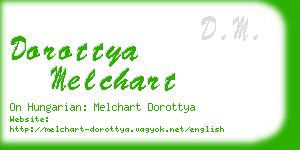 dorottya melchart business card